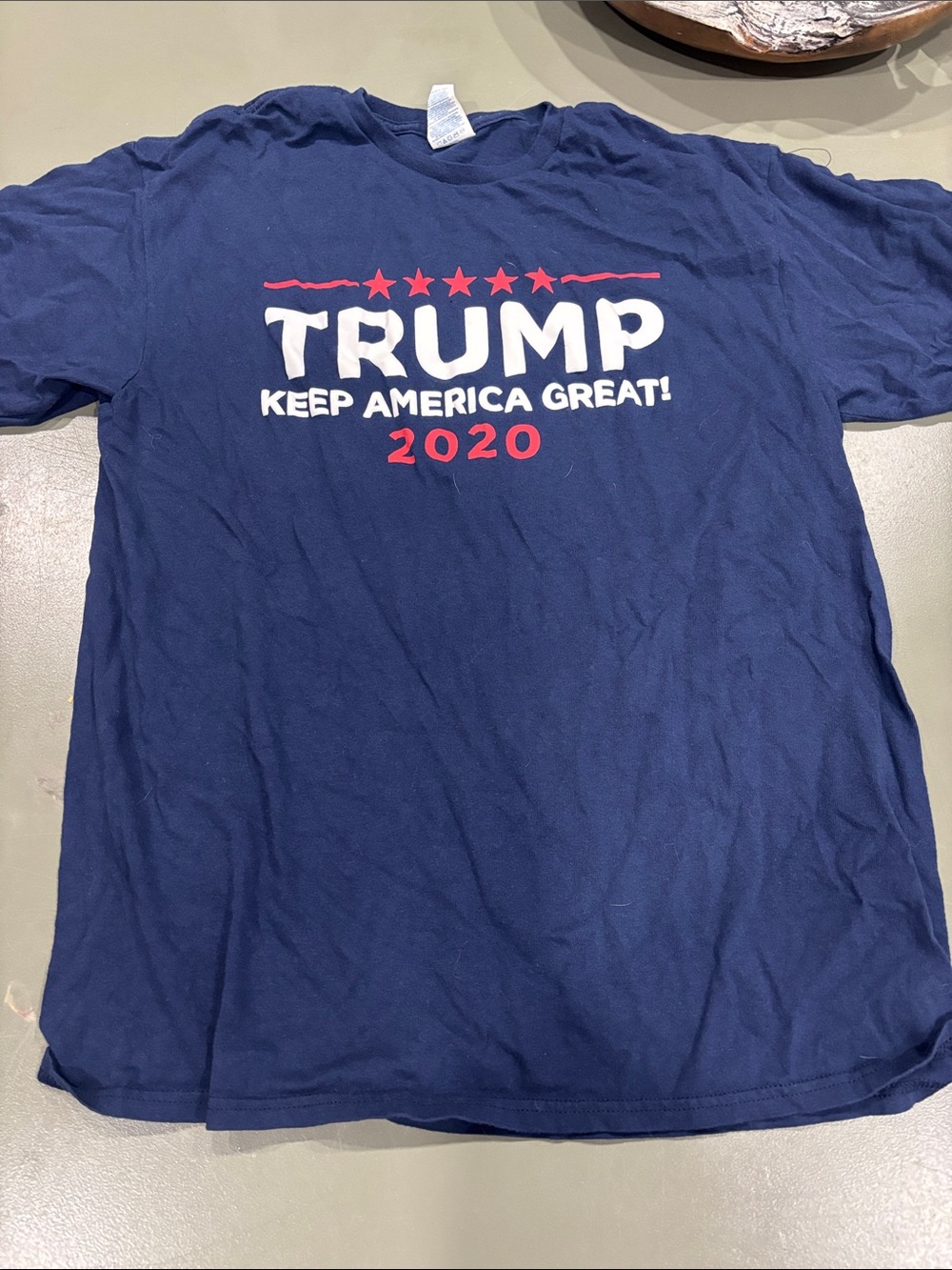 Women’s Navy Graphic Tee - Keep America Great 2020